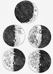 Galileo's sketches of the moon